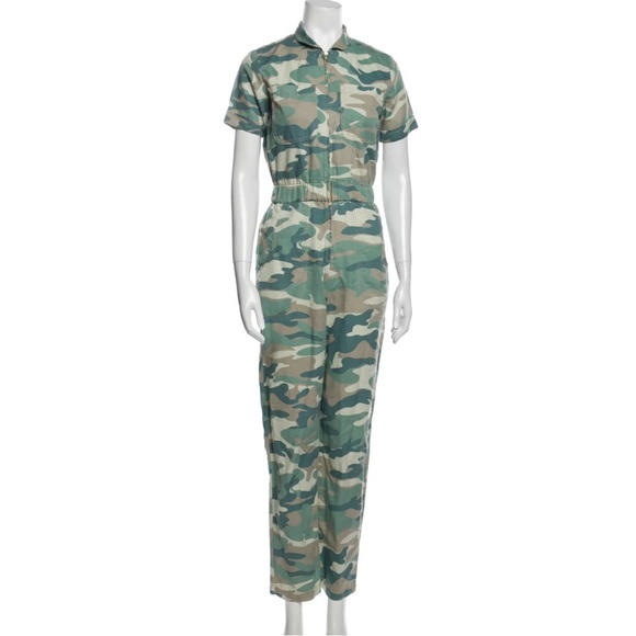 MOTHER Pants - Camo print jumpsuit